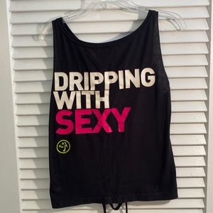 Pre-Loved One of a Kind Customized Zumba Tank